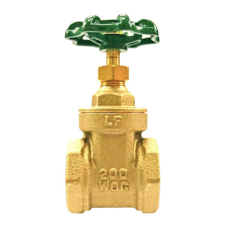 Válvula de compuerta de latón Eastman 1-1/4 pulg. FIP