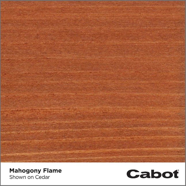 Cabot  Australian Timber Oil Pre-tinted Mahogany Flame Transparent Exterior Wood Stain and Sealer (1-Gallon)