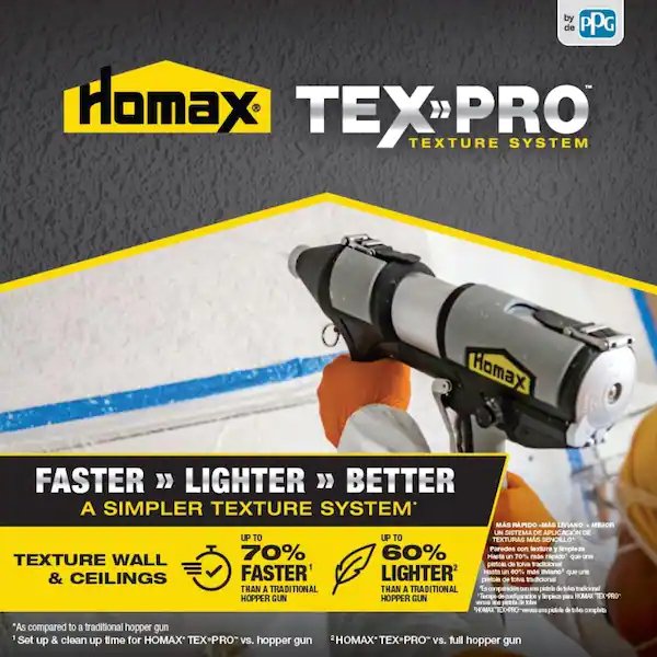Homax TexPro Texture System Sprühgerät mit robuster Tragetasche