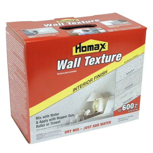 Homax 15 libras. Textura de pared de mezcla seca