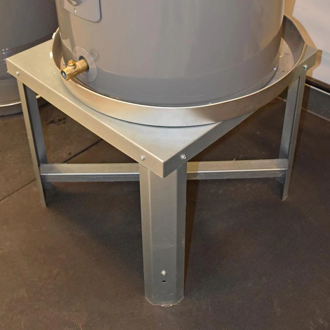 Soporte para calentador de agua de acero Eastman de 24 diámetros para calentador de agua universal de 100 galones