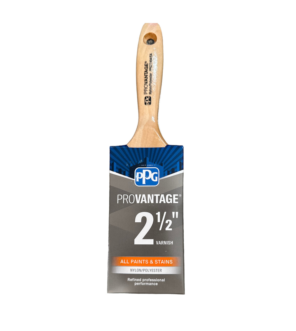 PPG ProVantage 2.5 in. Flat Varnish Brush
