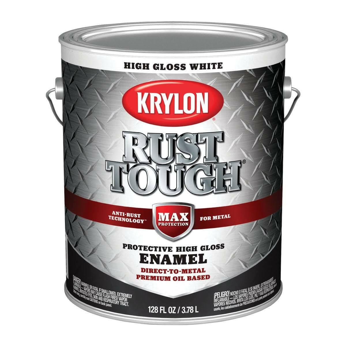 Krylon Rust Tough Rust Preventative Enamel Oil-Based Interior/Exterior ...
