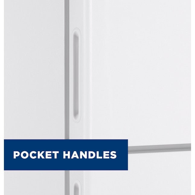Hotpoint Refrigerador con estante de alambre con congelador superior de 15.6 pies cúbicos (blanco)