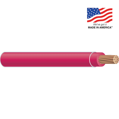 Southwire Cable THHN de cobre rojo trenzado 10 AWG de 500 pies