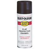 Pintura en aerosol Rust-Oleum Stops Rust Flat Black (PESO NETO 12 oz)