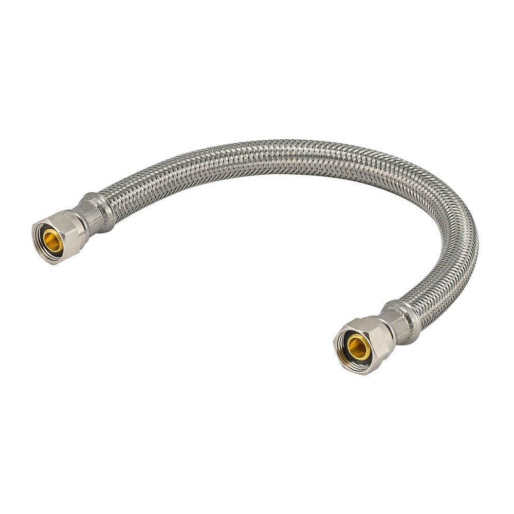 Eastman  30 in. Braided Faucet Connector – 3/8 in. Comp x 3/8 in. Comp