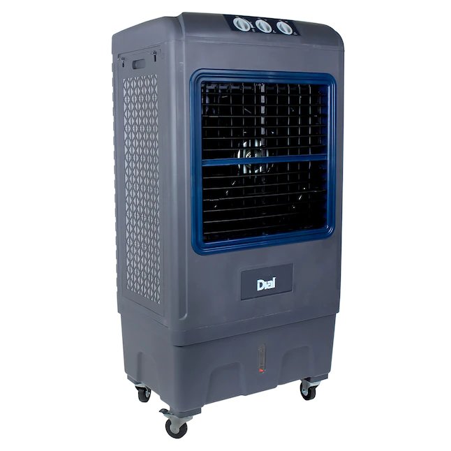 Dial Manufacturing 5300-CFM 3-Speed Indoor/Outdoor Portable Evaporative Cooler for 1650-sq ft (Motor Included)