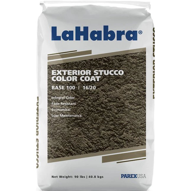 LaHabra 90-lb White Stucco Color Mix