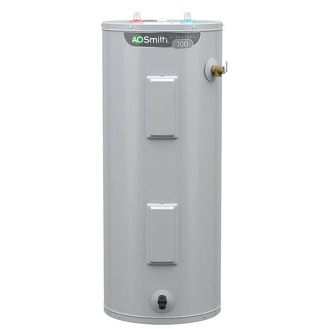 AO Smith Signature 100 40-Gallonen-Elektro-Warmwasserbereiter mit kurz —  Saber Sales u0026 Service