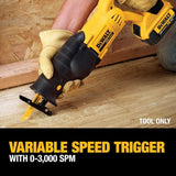 DeWalt 20-volt Max Variable Speed Cordless Reciprocating Saw (Tool Only)
