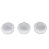 Ecolight 3-Pack 3-in Battery Puck Light