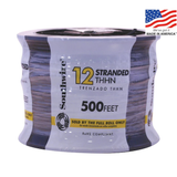 Southwire 500-ft 12-AWG Stranded Black Copper THHN Wire
