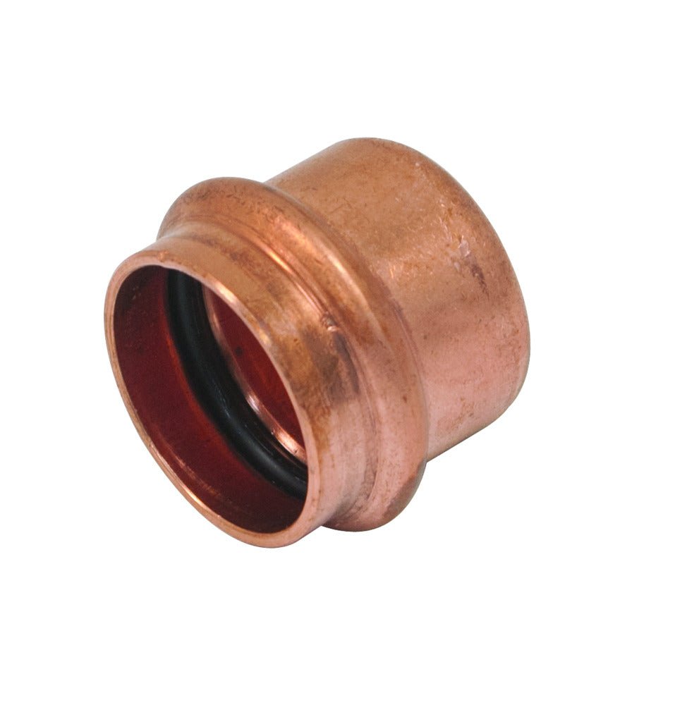 1-1/4 in. Copper Press Pressure Tube Cap