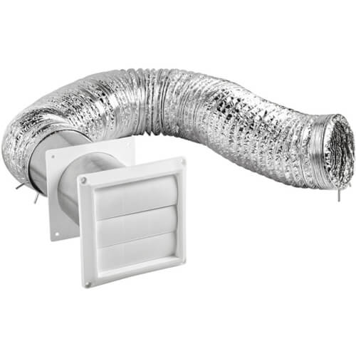 Kit de ventilación para conductos de secadora - 4” x 8 pies