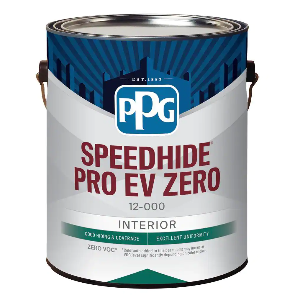 SPEEDHIDE® Pro-EV Zero Interior Latex Paint (White & Pastel Base, Tintable, Semi-Gloss)