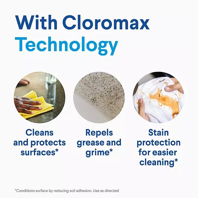 Clorox Performance Bleach (121 onzas líquidas/botella, paquete de 3)