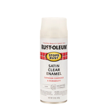 Rust-Oleum  Stops Rust Satin Clear Spray Paint (NET WT. 12-oz)