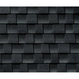 Tejas de techo arquitectónicas laminadas color carbón de GAF Timberline HDZ de 33.33 pies cuadrados