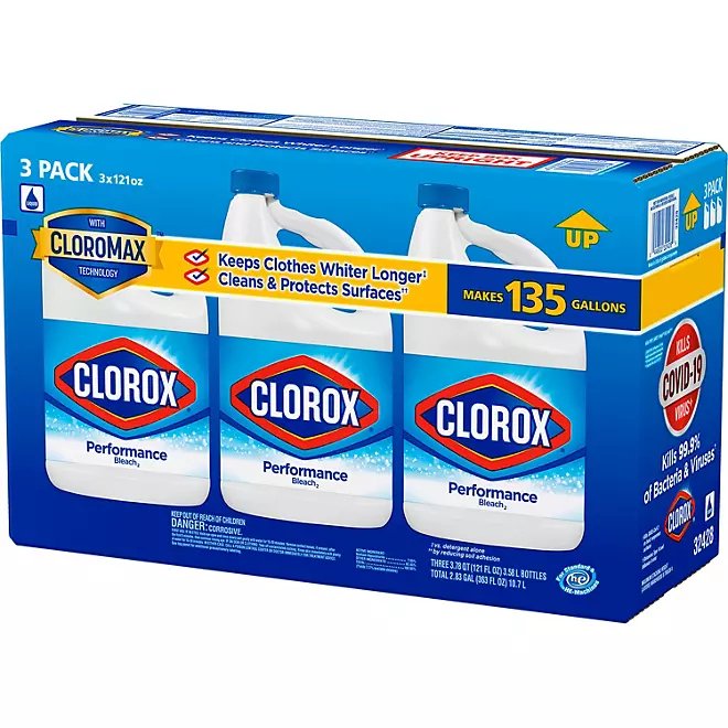 Clorox Performance Bleach (121 fl. oz./Flasche, 3er-Pack)