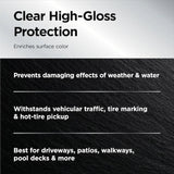 H&C Clear Transparent Concrete Sealer Ready-to-use (1-Gallon)