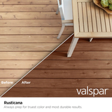 Tinte y sellador para madera exterior semitransparente Valspar® Rusticana (1 galón)