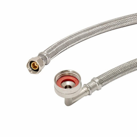 Eastman 8-ft 3/8-in Compression Inlet x 3/4-in Hose Thread Outlet Braided Stainless Steel Dishwasher Connector