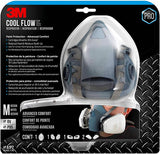 3M Professional Farb-Atemschutzmaske, empfohlen für Sprühlackierungen und Arbeiten mit Lösungsmitteln, lang anhaltender Komfort, mittel, N95, 7512PA1-A