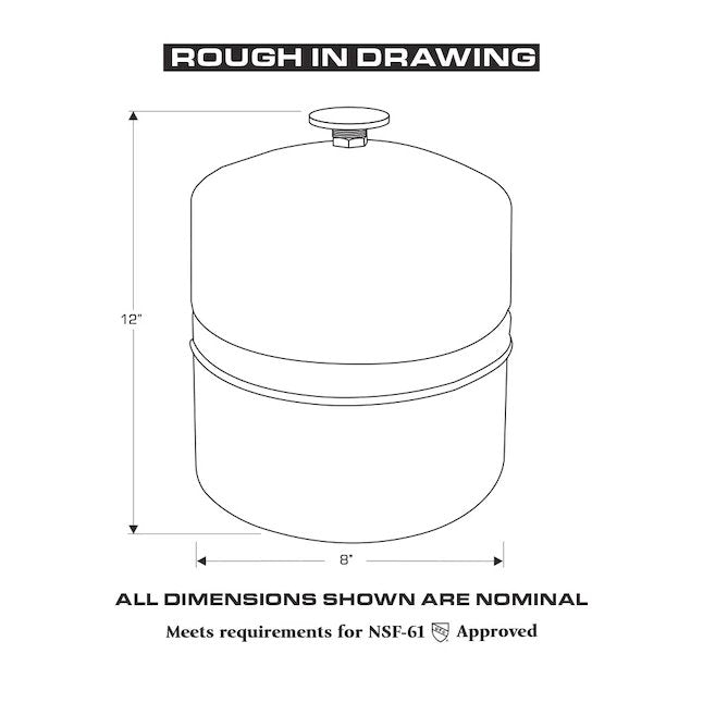 Eastman 2 Gallon Water Heater Expansion Tank
