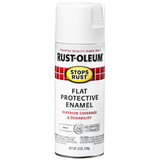 Rust-Oleum  Stops Rust Flat White Spray Paint (NET WT. 12-oz)