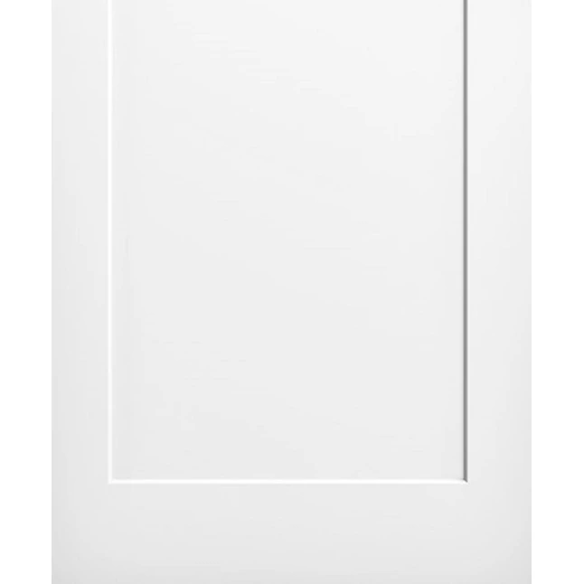 American Building Supply 24-in x 80-in White 1-panel Hollow Core Molded Composite Slab Door