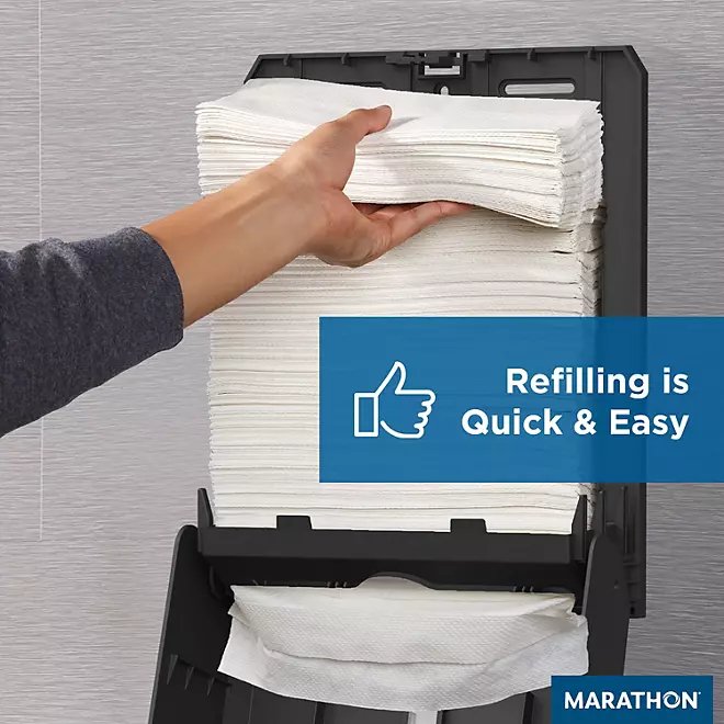 Dispensador de toallas de papel plegadas Marathon Combo