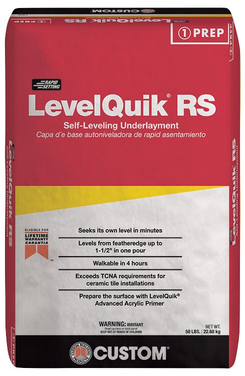 LevelQuik® RS (Rapid Setting) Self-Leveling Underlayment (50 lbs)