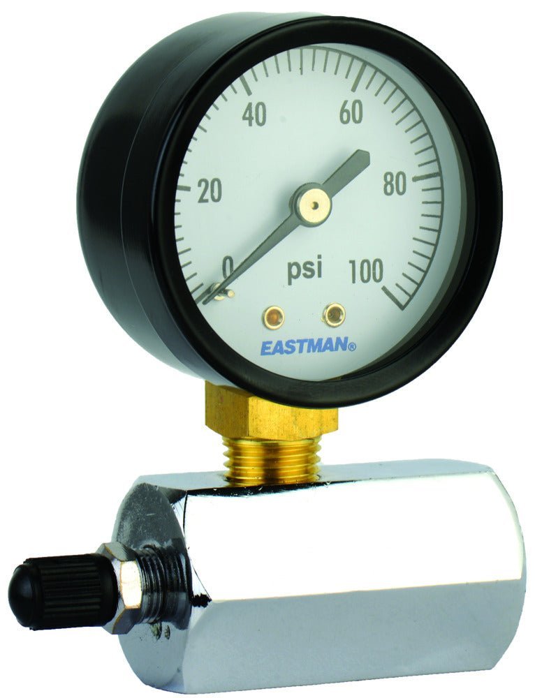 Eastman Gas Pressure Test Gauge – 2″ Face – 0-100 PSI
