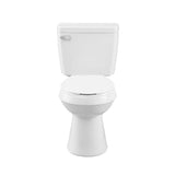 Project Source  Pro-Flush White Round Chair Height 2-piece WaterSense Toilet 12-in Rough-In Size (Ada Compliant)