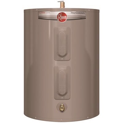 Rheem Professional Classic 28 Gal. Short Residential Electric Water Heater 240-Volt VAC 4500-Watt Top T and P Relief Valve