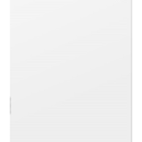 ReliaBilt Puerta plegable de tablero duro con imprimación de núcleo hueco al ras de 30 pulgadas x 80 pulgadas, color blanco