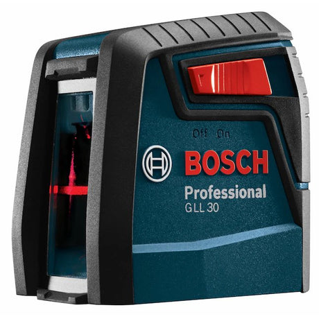 Bosch Red 30-ft Self-Leveling Indoor Cross-line Laser Level with Cross Beam