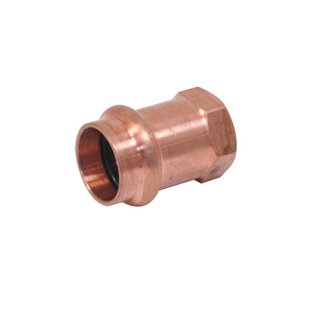1 in. x 1 in. Copper Press x Press Pressure Coupling with Stop