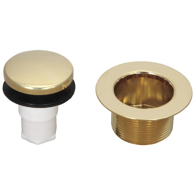 Delta 1.5-in Polished Brass Lift and Turn Drain