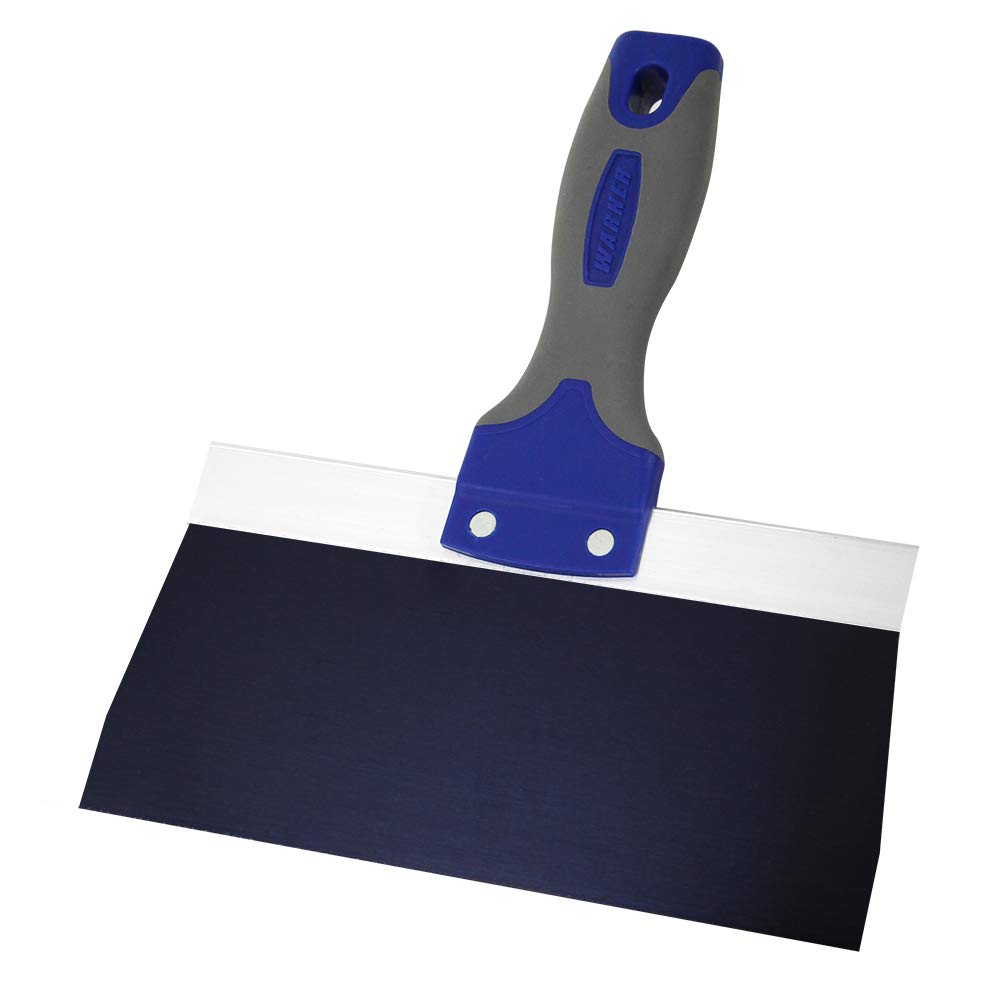 Warner 8" ProGrip cuchillo de cinta de yeso de acero azul