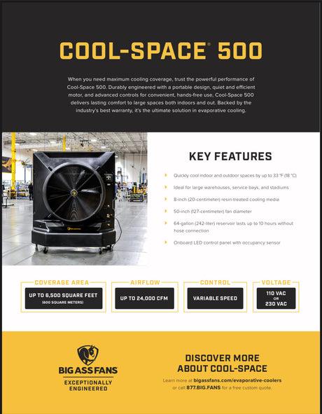 BigAssFans Cool-Space® 500