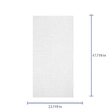 Armstrong Ceilings Textured Contractor 48-in x 24-in 10-Pack White Fissured 15/16-in Drop Ceiling Tile