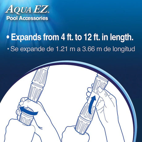 Aqua EZ 3-piece telescopic 12 ft Aluminum Pool Pole