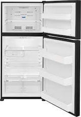 Frigidaire 18.3-cu ft Top-Freezer Glass Shelf Refrigerator (Black)